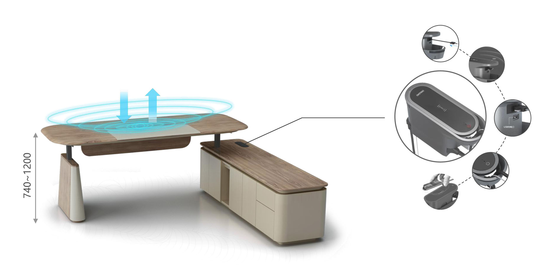 Power Data and Wireless charging