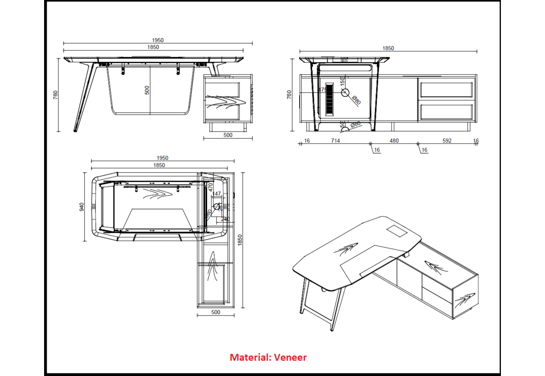 Veneer Table