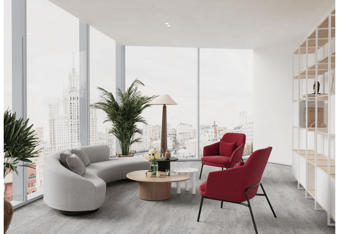 Curved Sofa 1