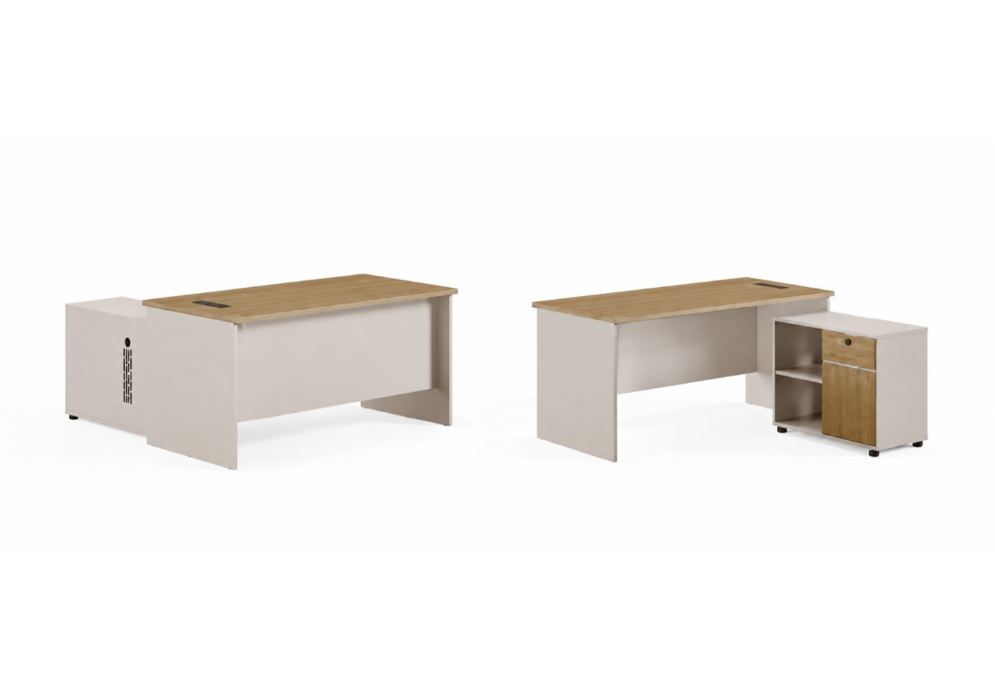 Semi Manager Desk - VELORA - AMFAH Office Furniture